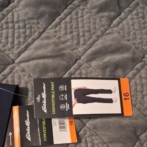 Eddie Bauer Dark Blue Convertible Pants